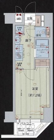 プレサンス新宿御苑前アルティメットの物件間取画像